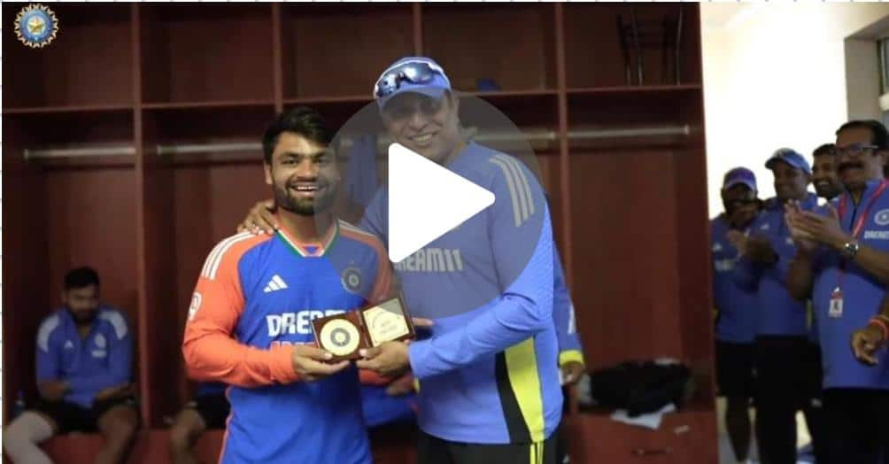 [Watch] Team India Triumph In ZIM, Celebrates Rinku Singh's Fielding Medal With Special Speech